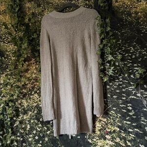 Chic Long Sleeve Knit Dress